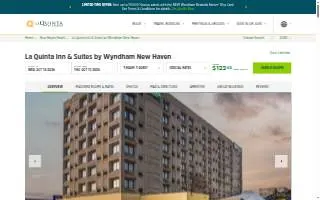 La Quinta Inn & Suites by Wyndham New Haven website