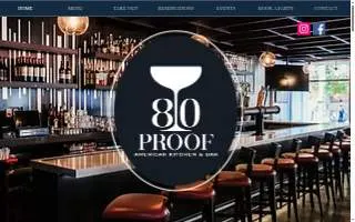 80 Proof American Kitchen & Bar website