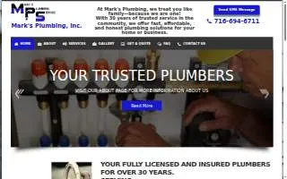 Mark's Plumbing of Woburn website