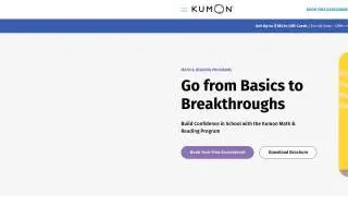 Kumon Math and Reading Center of Spring Valley - East website
