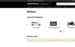 Batteries Plus Phone Repair website
