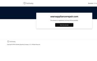 Sears Appliance Repair of Oxford website