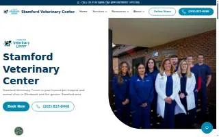 Stamford Veterinary Center website