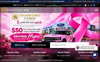 Stamford Ford website