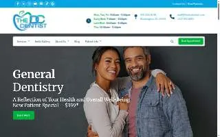 The DC Dentist website
