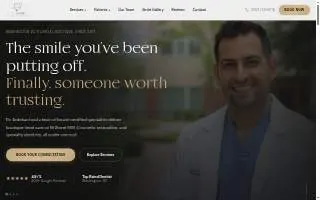 DC Pearls Dental Boutique website