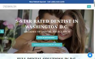 DC Dental Spa - Washington DC website