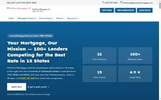 Pierpoint Mortgage Bay City website
