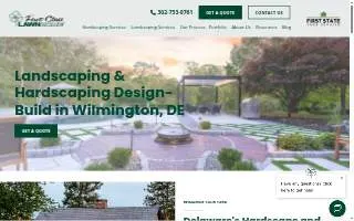 First Class Lawncare LLC of Wilmington website