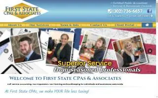 First State CPAs and Associates website