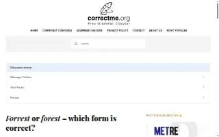 Forrest Family Chiropractic website