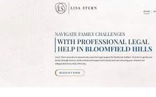 Michigan Child Custody Attorneys of Clawson website