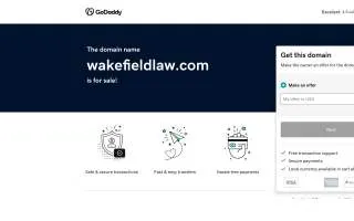 Wakefield Law, PC of Clawson website