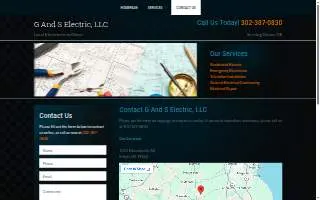 G and S Electric, LLC website