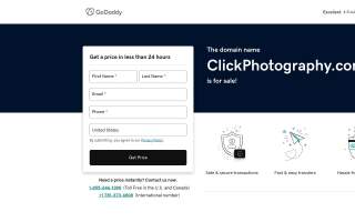 Click Photography website