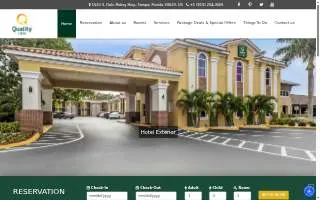Quality Inn Tampa Airport - Cruise Port website