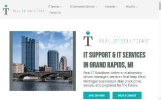 Real IT Solutions of Wyoming website