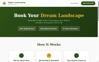 Ziggi's Landscaping LLC website