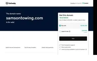 Sam's N Son 24 Hour Towing & Auto Repair of Dearborn website
