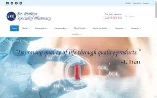 Dr. Phillips Specialty Pharmacy website