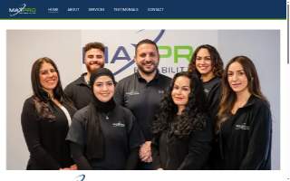 Maxpro Rehabilitation website