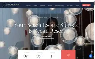 B Ocean Resort Fort Lauderdale Beach website
