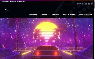 Glitch Bar website