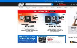Micro Center of Columbus website