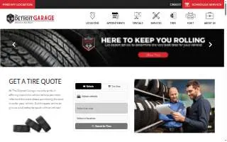 The Detroit Garage website