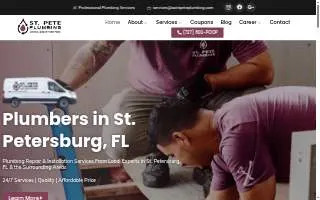Saint Pete Plumbing LLC website