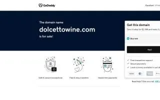 Dolcetto, Cheese, & Specialty Goods website