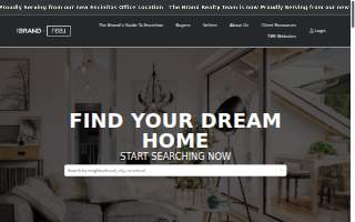 The Brand Real Estate website