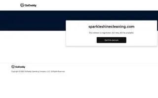 Sparkle & Shine Cleaning Services of West MI, LLC website