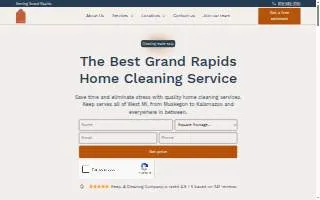 Keep. A Cleaning Company of Forest Hills website