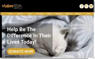 Whiskers Resort & Pet Spa website