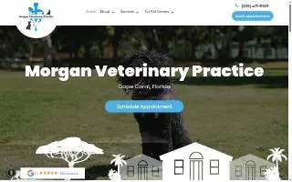 Morgan Veterinary Practice website