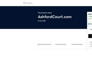 Ashford Court Senior Living website