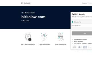Birka Law website