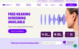 HearUSA website