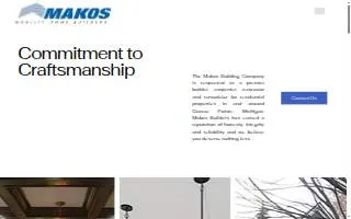 Makos Building Company website