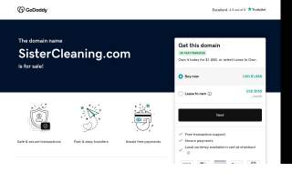 Sister Cleaning service LLC website