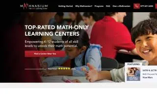 Mathnasium of Westbrook website