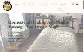 Homestead Healing Arts Studio, LLC website