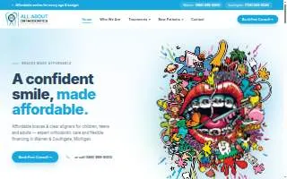 All About Orthodontics (Braces Made Affordable) of Hazel Park website