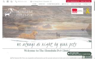 The Pet Clinic website