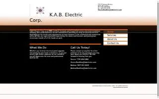 KAB Electric LLC website