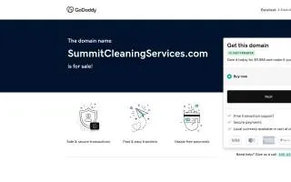 Summit Cleaning Services of Jackson website