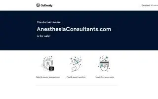 Anesthesia Business Consultants of Jackson website