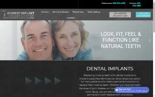 Midwest Implant Surgery Center website