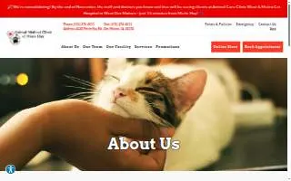 Animal Medical Clinic of Des Moines website